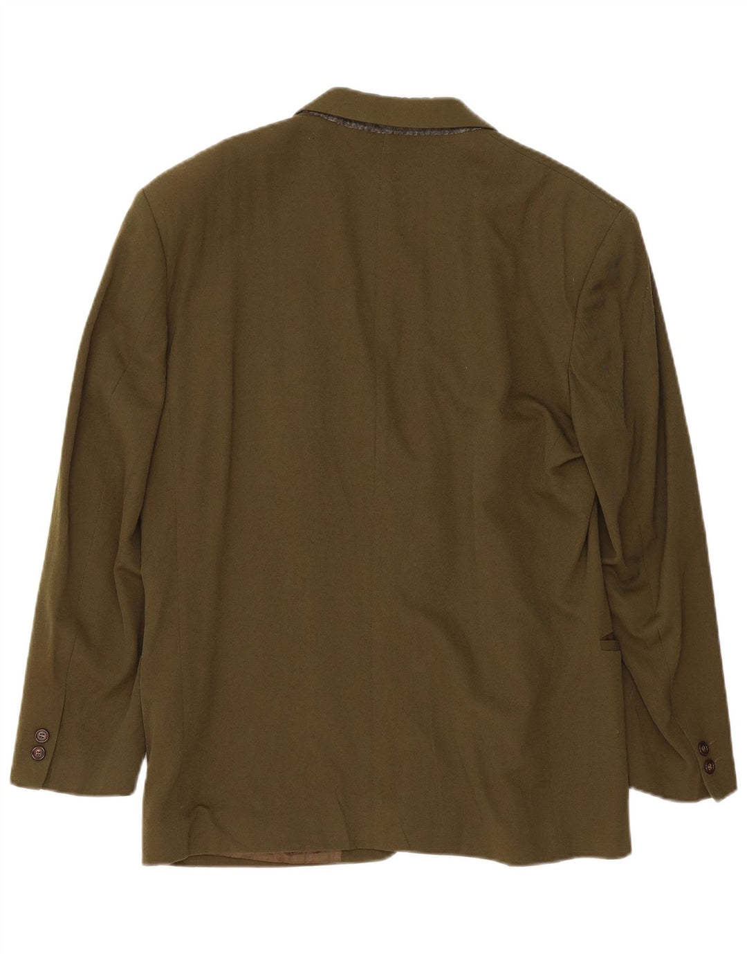 Byblos Veste Blazer 2 Boutons Homme IT 50 Large Kaki Laine