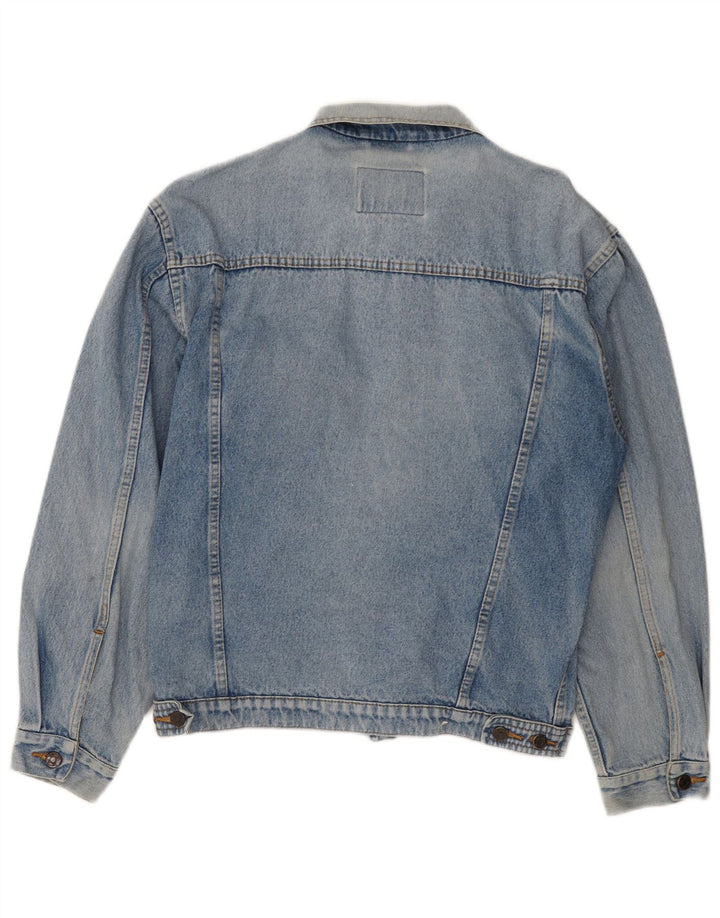 MICHELANGELO Veste en jean pour homme UK 40 Large Bleu