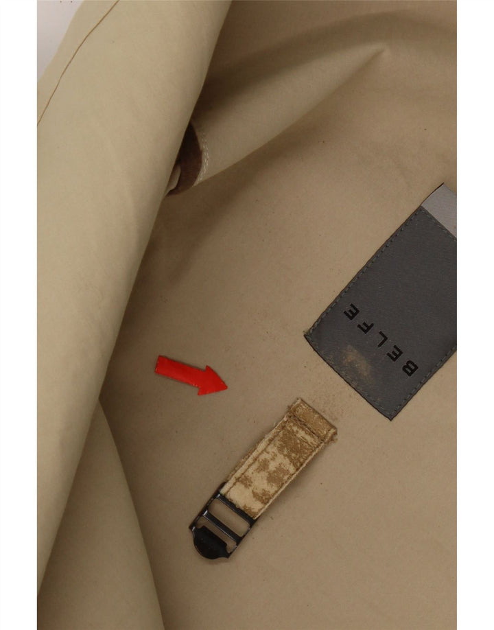 Belfe Manteau Homme UK 42 XL Coton Beige