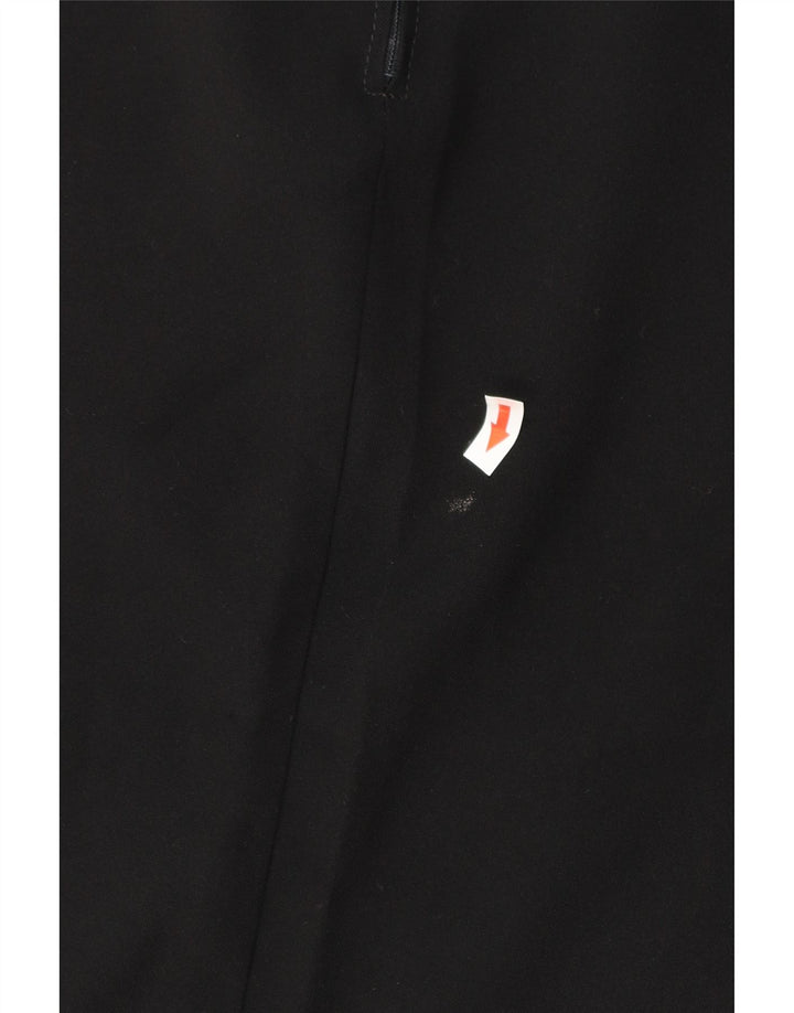 Benetton Jupe Midi Femme IT 44 Medium W28 Noir Polyester