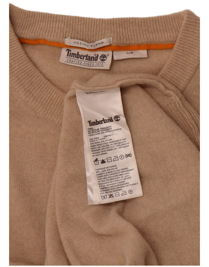 TIMBERLAND Pull col rond homme petite laine beige