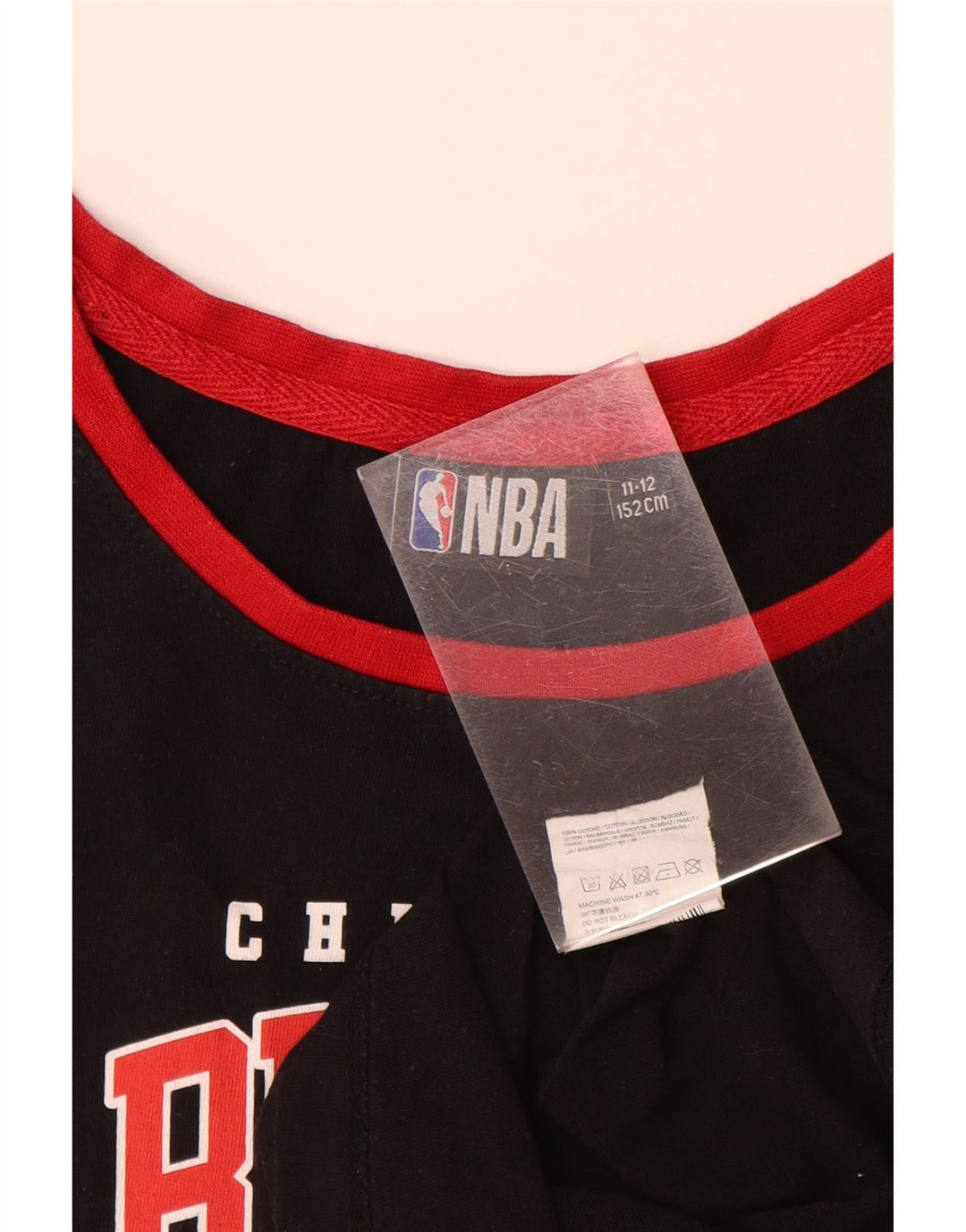 NBA Garçons Chicago Bulls Graphic Débardeur 11-12 ans Noir Coton