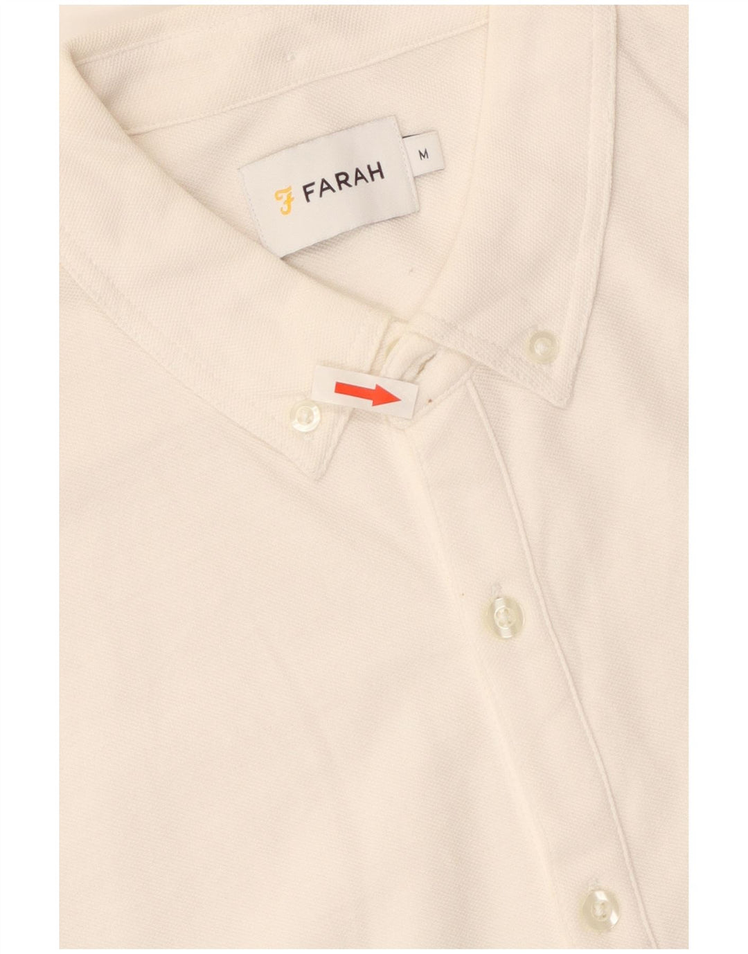 Farah Chemise Homme Blanc Moyen Coton