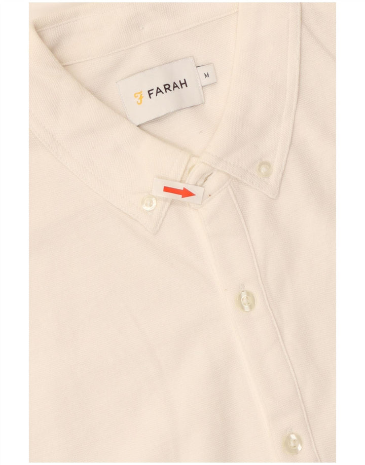 Farah Chemise Homme Blanc Moyen Coton
