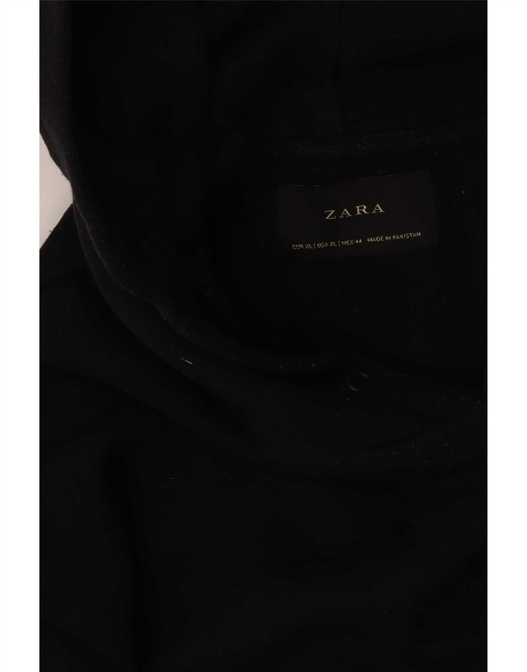 Zara Pull à capuche pour homme XL Noir