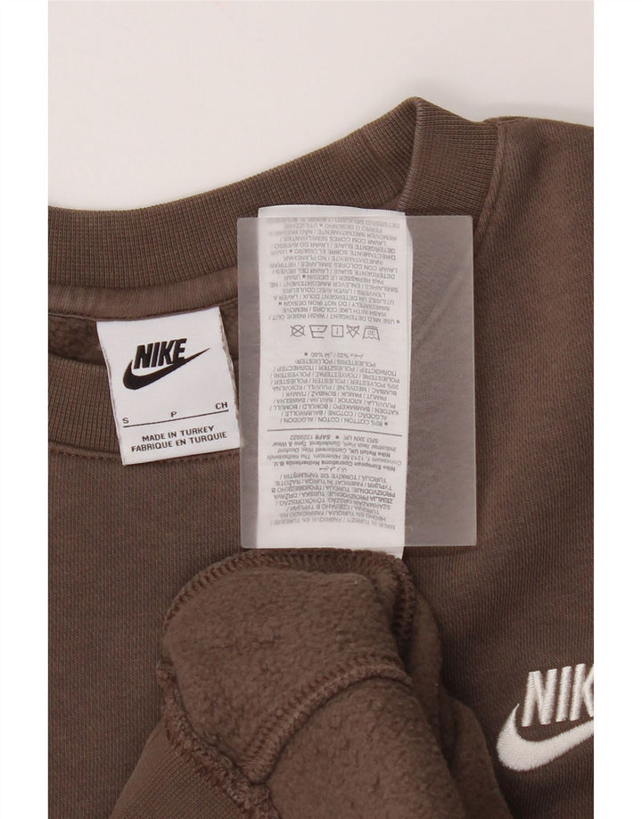 Nike Sweat-shirt pour homme en coton marron Taille S