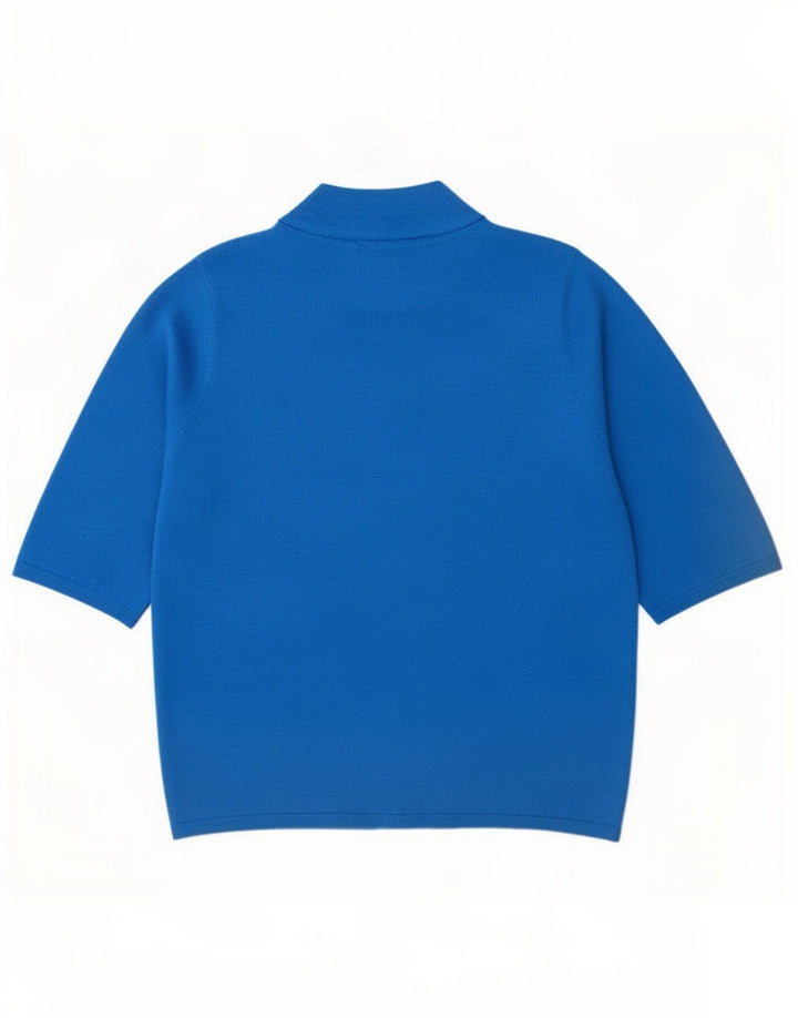 Marks & Spencer Pull col roulé pour femme UK 14 Bleu moyen