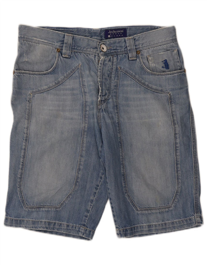 Jeckerson Short en Jean W33 Homme Bleu Moyen