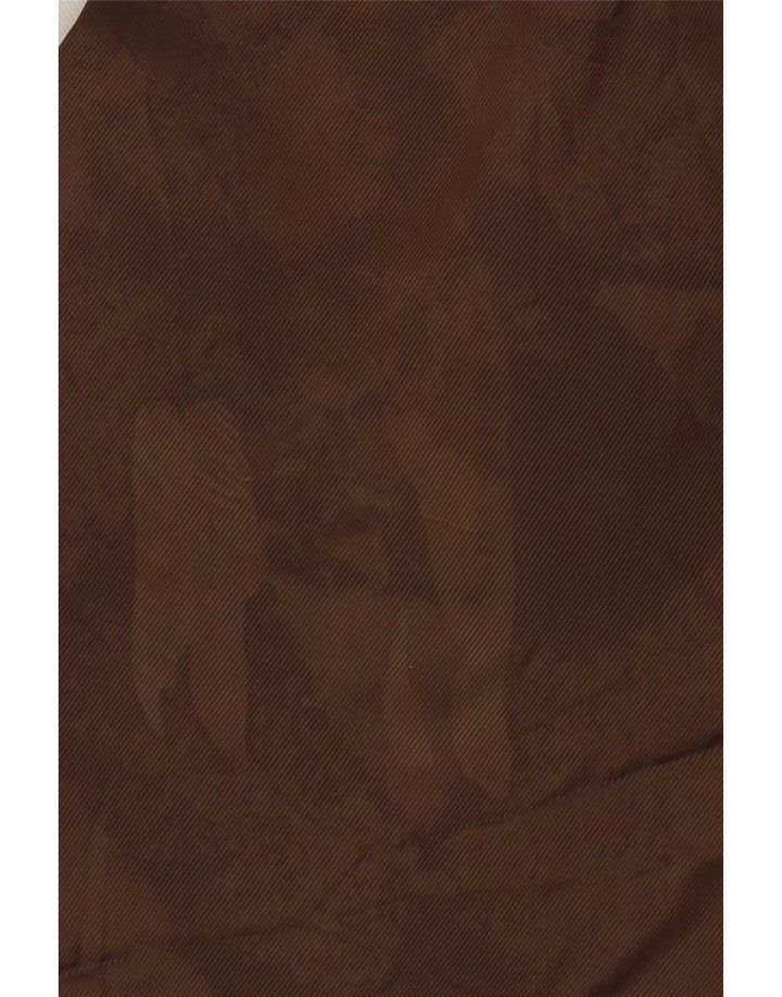 Gilet vintage pour homme à carreaux marron moyen