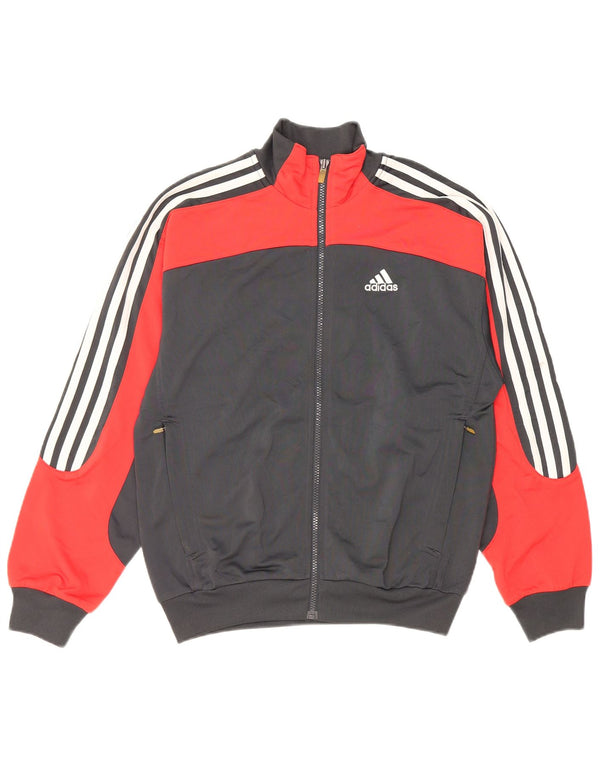 Adidas Veste de Survêtement Graphique Garçon 13-14 Ans Gris Colorblock