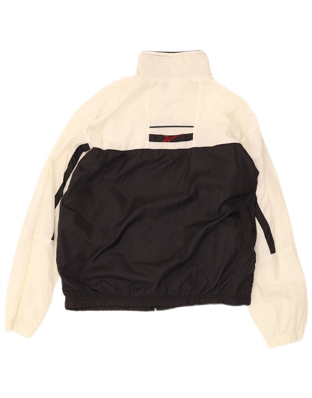 Reebok Veste de survêtement pour femme UK 12 Medium Blanc Colourblock
