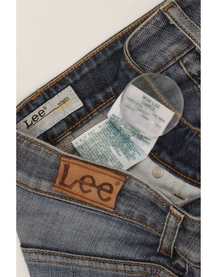 Lee Cameron Bootcut Jeans W34 L28 Femme Bleu Coton