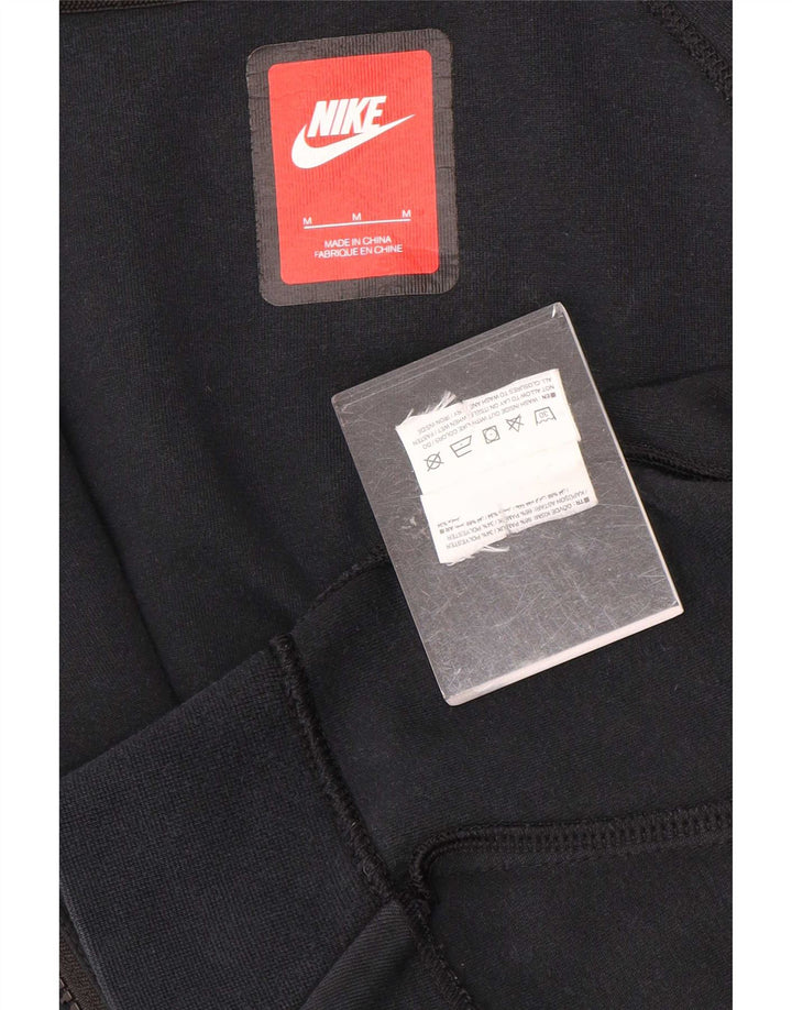 Nike Sweat à capuche zippé pour homme en coton noir moyen