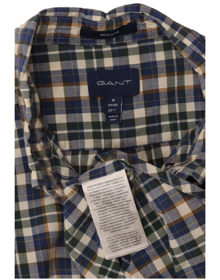 Gant Chemise coupe régulière pour homme Taille 15 1/2 39/40 Carreaux multicolores moyens