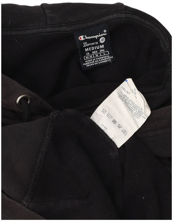 Champion Pull à Capuche Graphique Homme Noir Moyen Coton