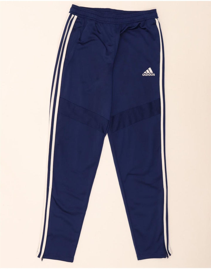Pantalon de survêtement Adidas garçon 15-16 ans bleu marine polyester