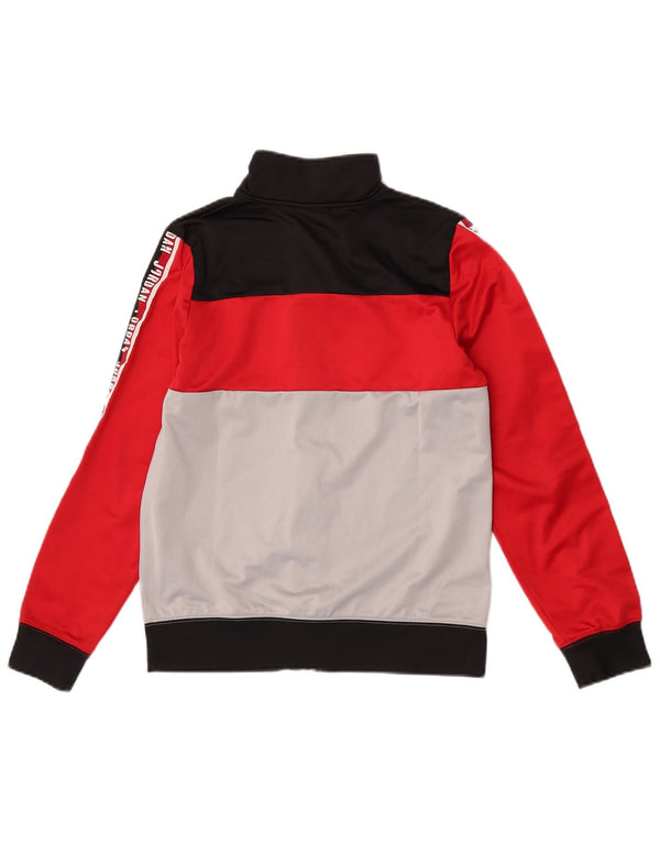 Jordan Veste de survêtement graphique pour garçon 12-13 ans Large Rouge Colorblock