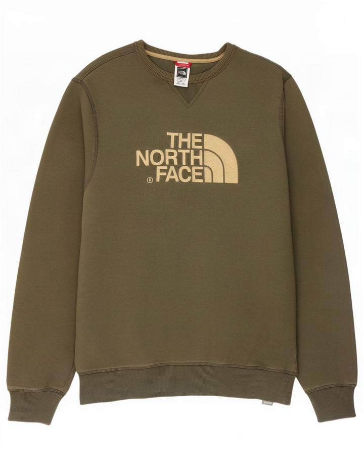 The North Face Sweat-shirt graphique pour homme en coton kaki moyen