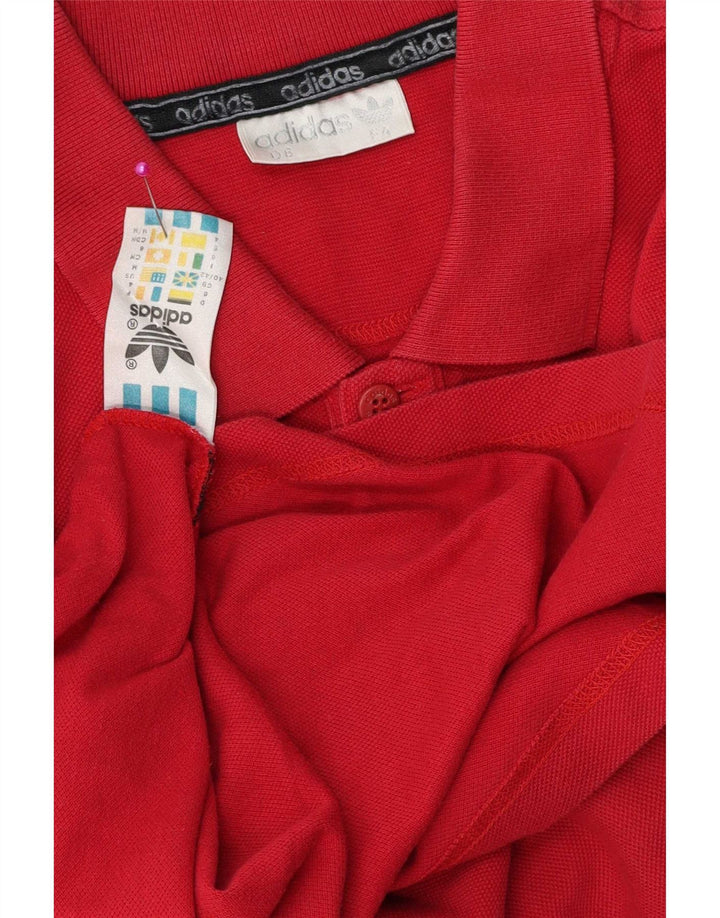 Adidas Polo Homme UK 40/42 Rouge Moyen