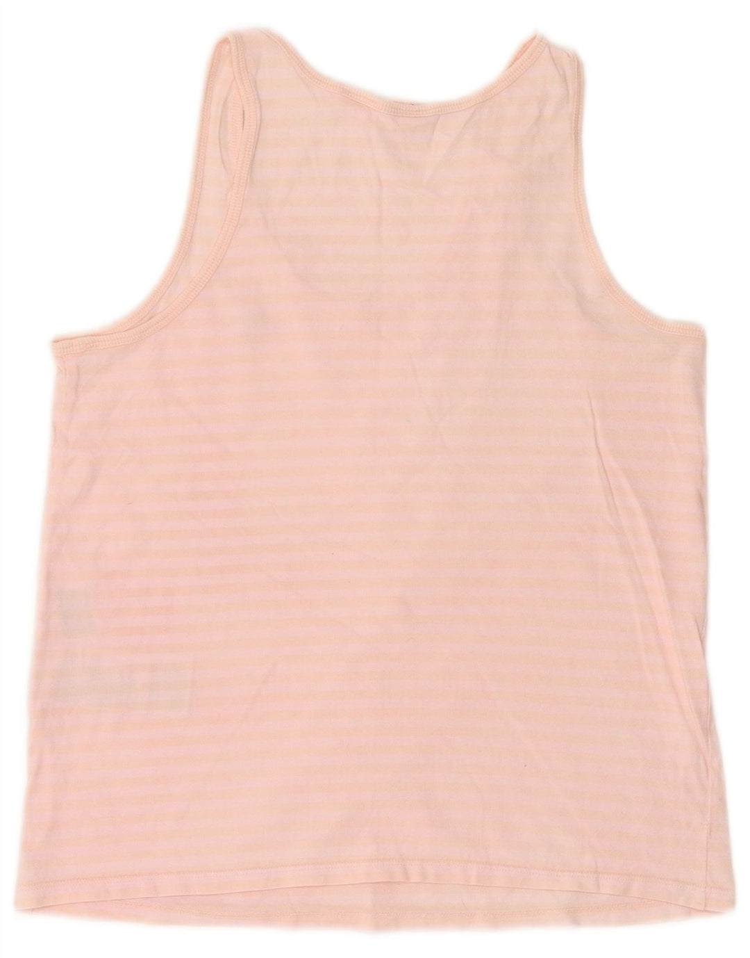Levi's Débardeur Femme UK 10 Petit Coton Rayé Rose