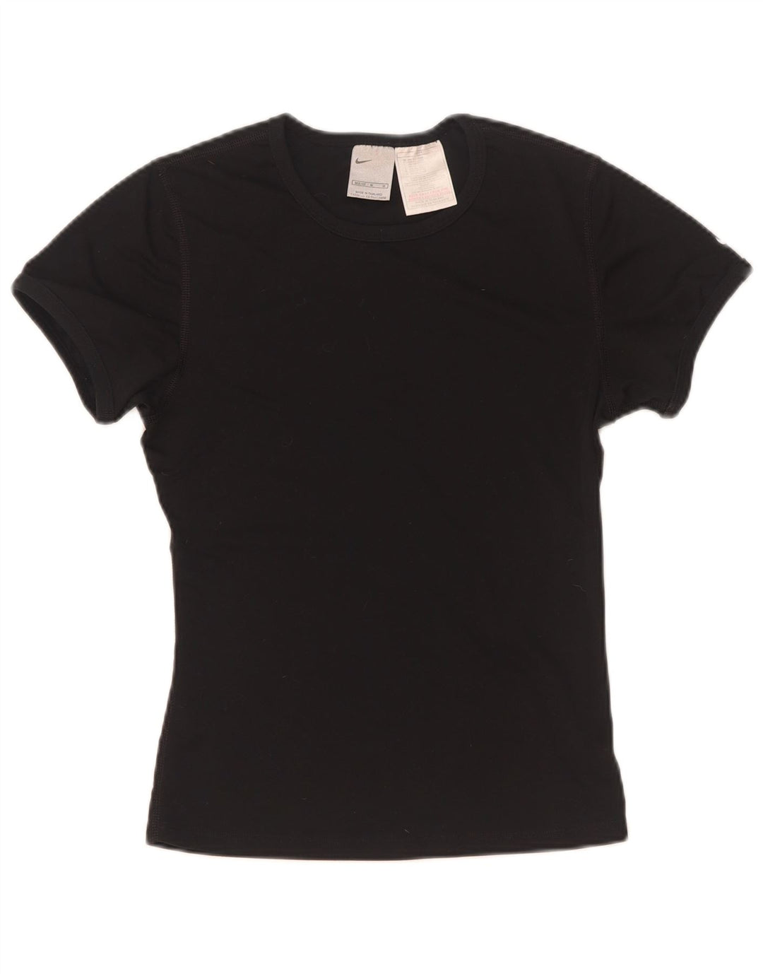 Nike T-Shirt Femme US 8/10 Noir Moyen Polyester