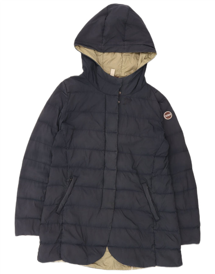 Colmar Doudoune À Capuche Femme IT 44 Bleu Marine Moyen Polyamide