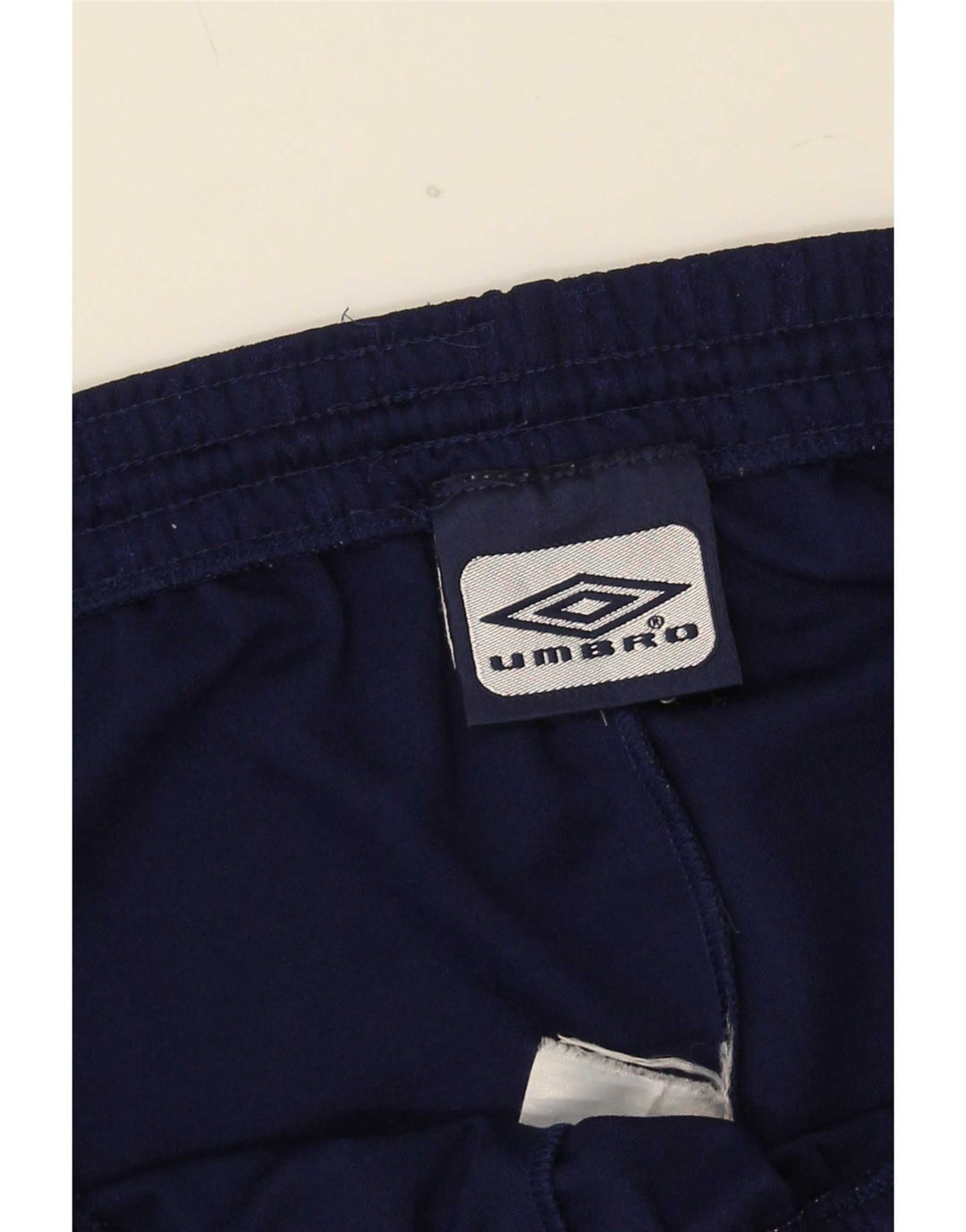 Umbro Short de Sport Homme Large Bleu Marine à Fines Rayures