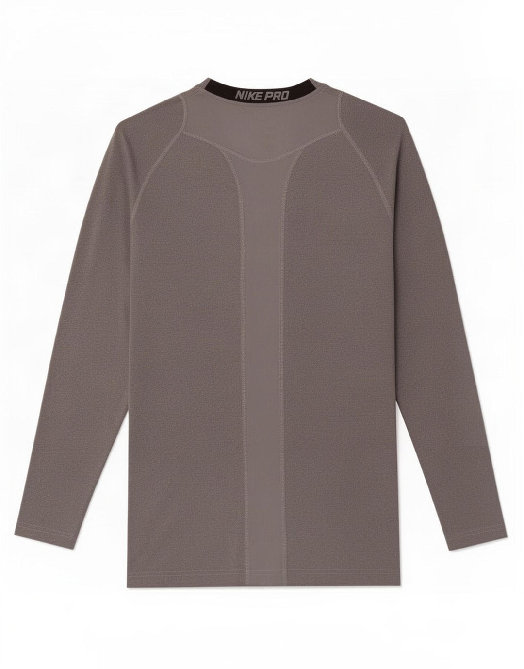 Nike Haut Dri Fit à manches longues pour femme UK 10 Petit Gris Colorblock Polyester