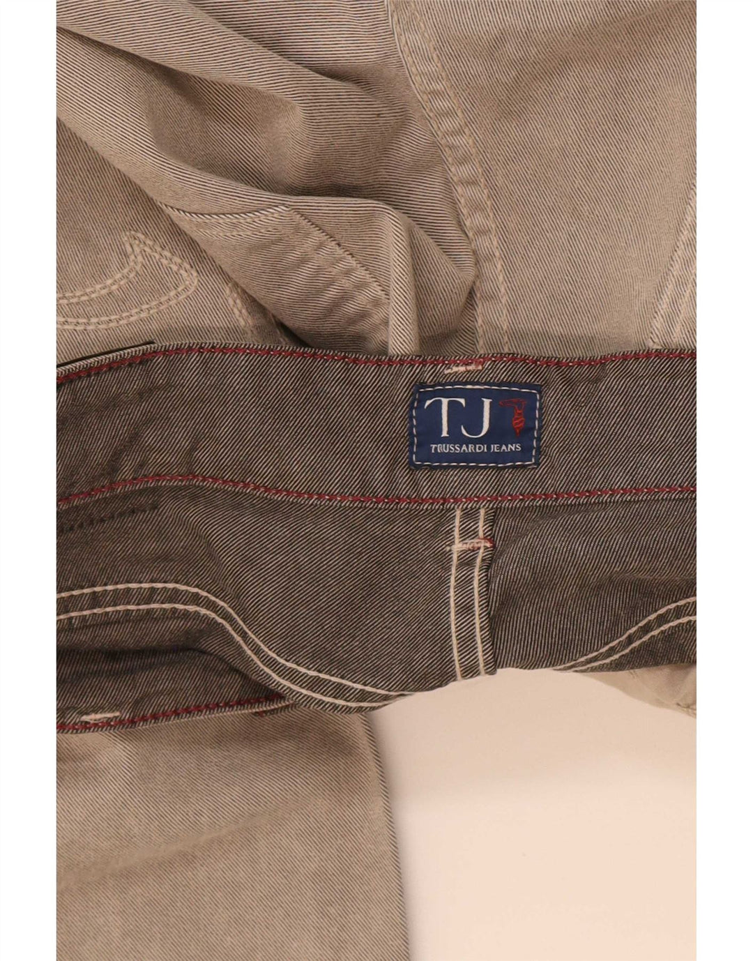 Trussardi Jean Droit W31 L33 Gris Coton Homme