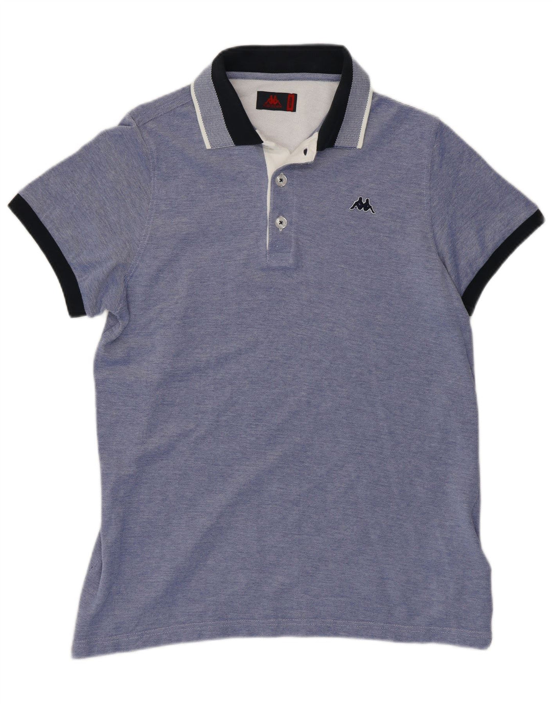 Kappa Polo Homme Bleu Moyen Colourblock Coton
