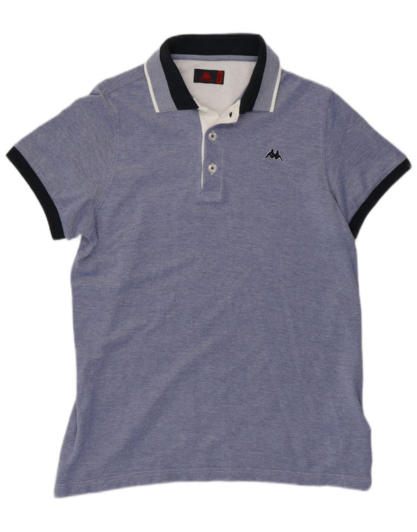 Kappa Polo Homme Bleu Moyen Colourblock Coton