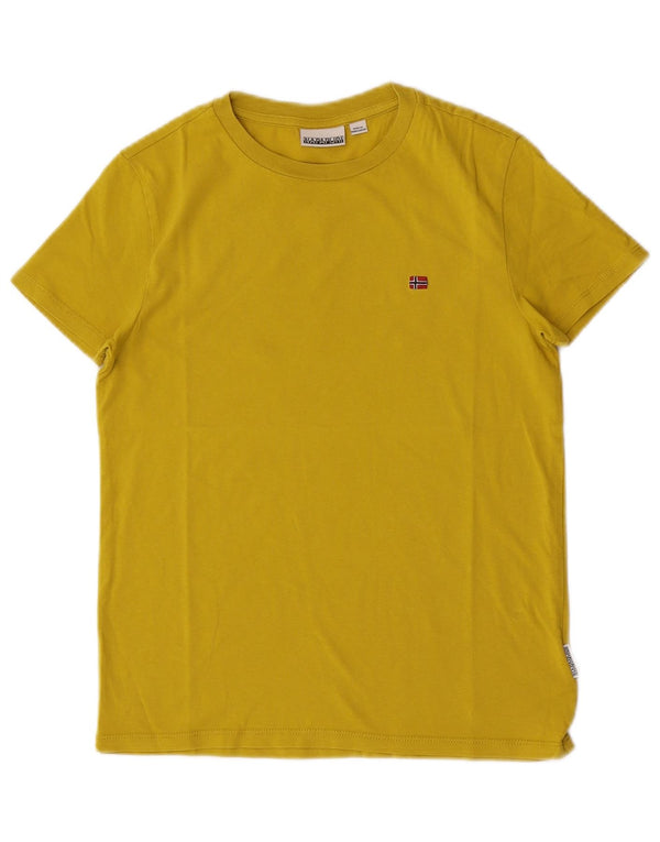 Napapijri T-Shirt Garçon 11-12 ans Jaune Coton