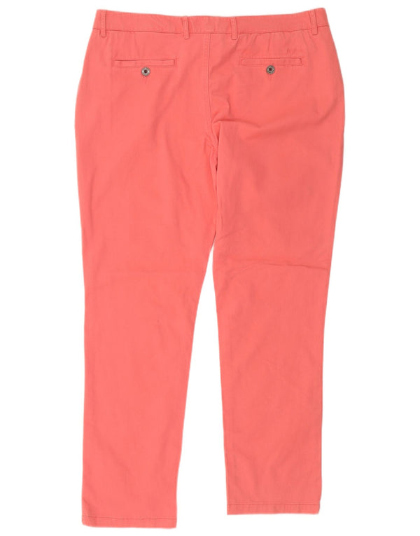 Fat Face Pantalon Chino Slim Femme UK 18 XL W36 L29 Coton Rose