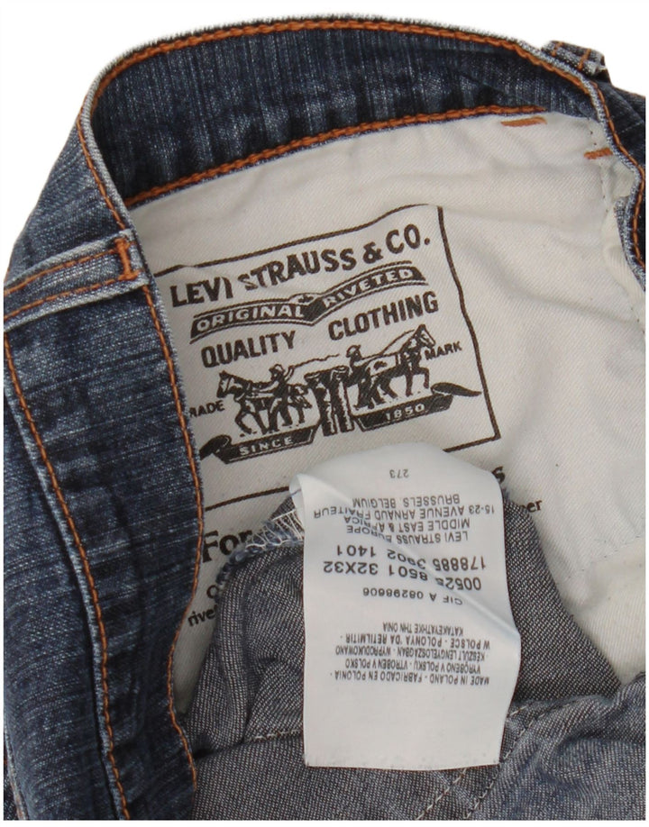 LEVI'S Jean Bootcut Femme W32 L32 Bleu Coton