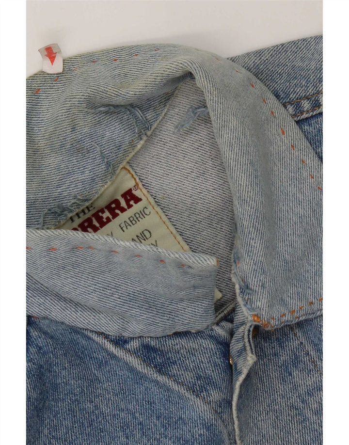 Carrera Veste en jean vieilli pour homme UK 36 Petit coton bleu