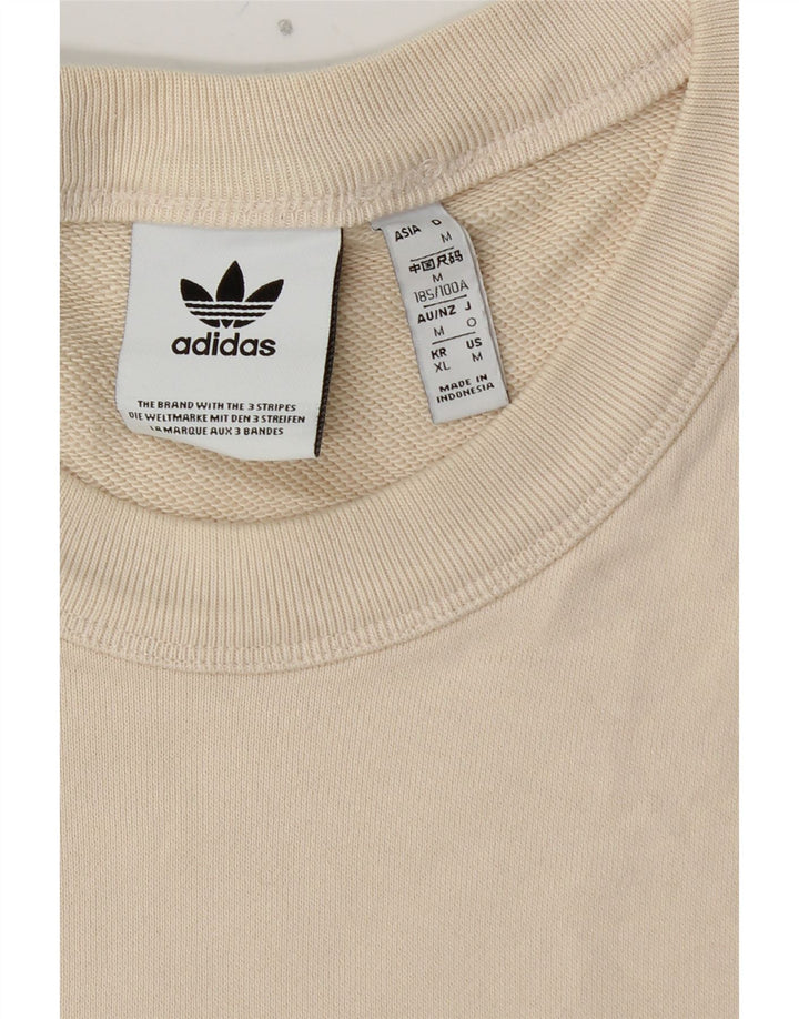 ADIDAS Sweat-shirt pour homme en coton blanc moyen