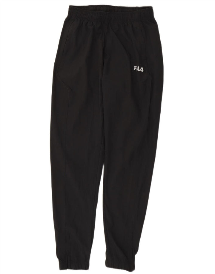 Fila Pantalon de survêtement pour homme, jogging, petit, noir, polyester