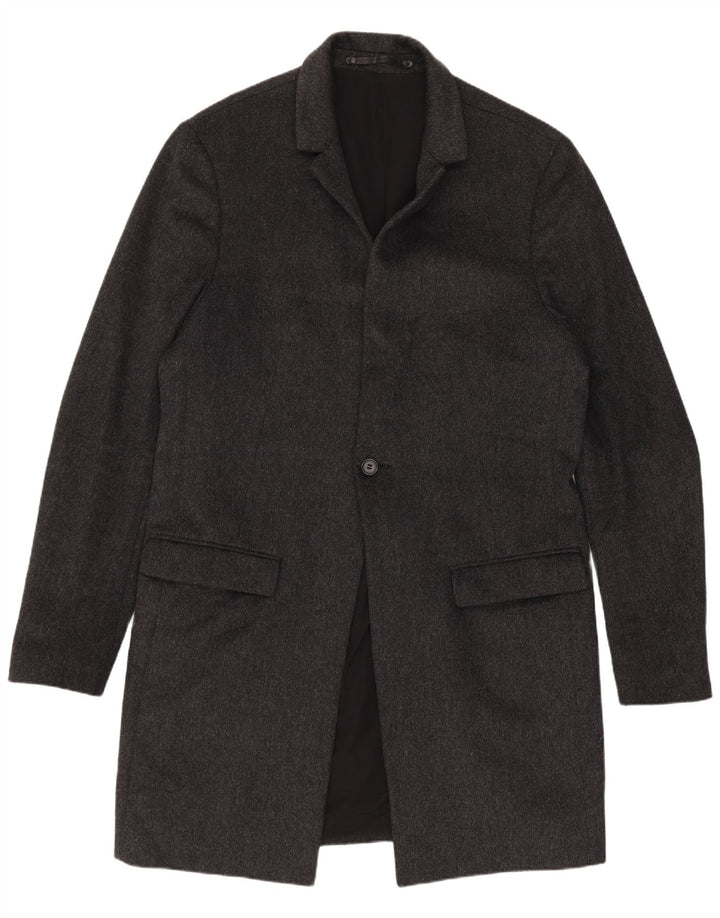 All Saints Manteau Homme UK 42 XL Laine Grise