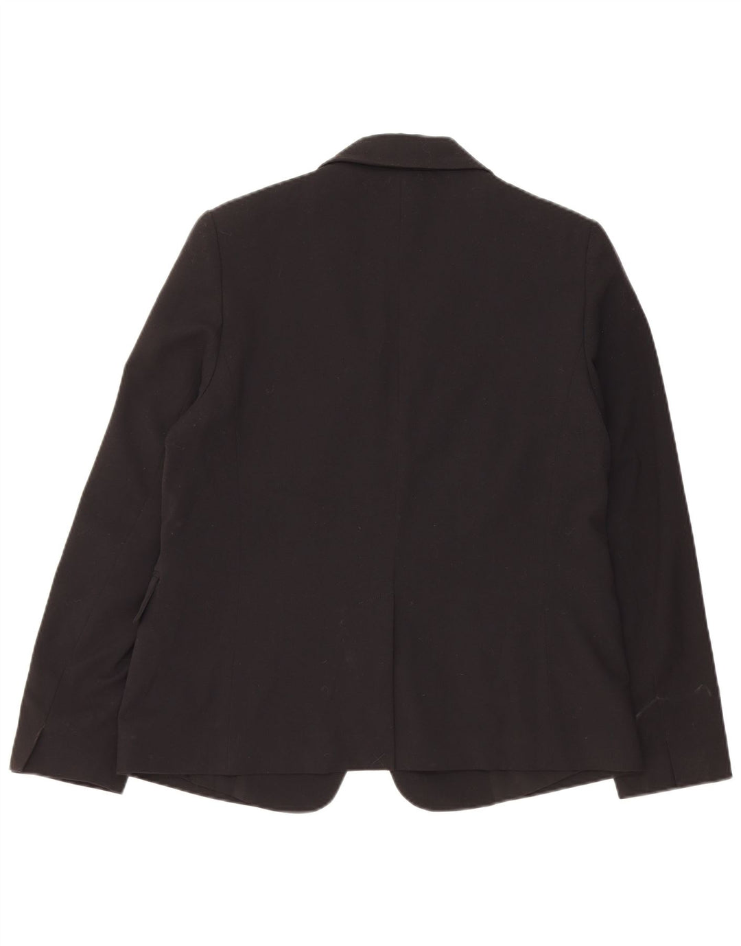 Marks & Spencer Veste blazer à 1 bouton pour femme UK 12 Noir moyen Polyester