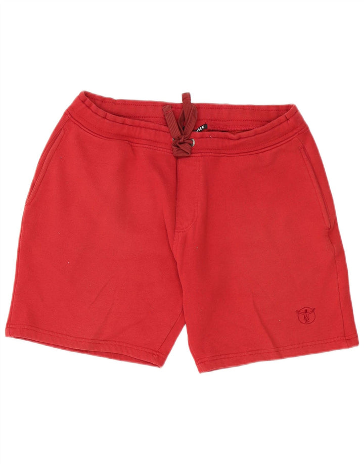 Chiemsee Short de Sport pour Hommes Grand Coton Rouge