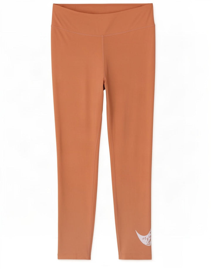 Nike Legging Dri Fit pour femme UK 44 Polyester Orange moyen