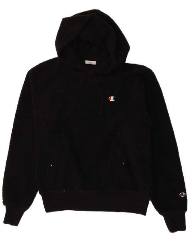 Champion Pull Polaire à Capuche Homme Noir Moyen