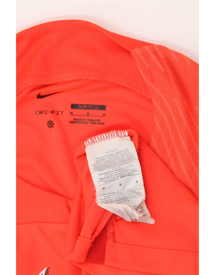 T-shirt Nike pour homme en polyester color block orange moyen