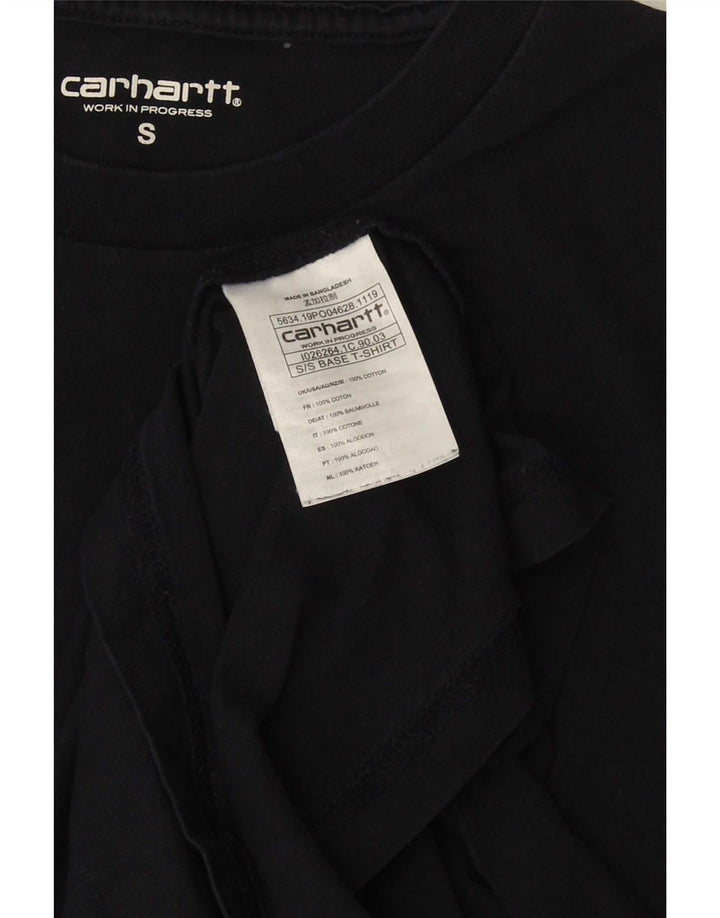Carhartt T-Shirt Homme Haut Petit Bleu Marine Coton