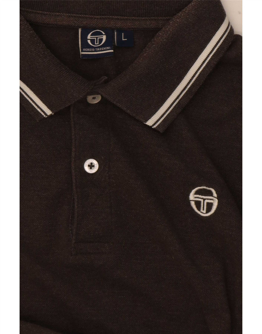 Sergio Tacchini Polo Homme Grand Marron
