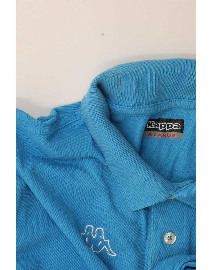 Kappa Polo Graphique Homme XL Bleu