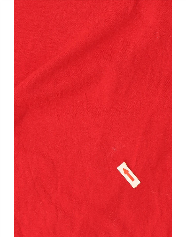 Kappa Homme T-Shirt Top Petit Rouge Coton