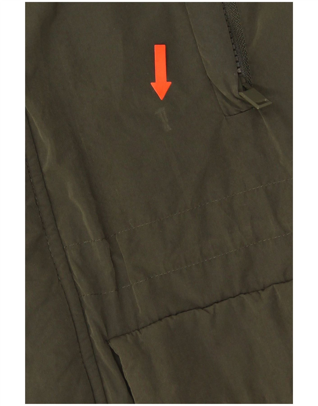Zara Manteau matelassé à capuche pour homme UK 40 Large Vert