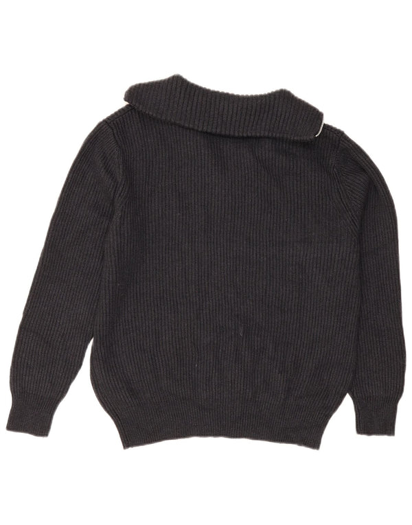 Zara Pull à col zippé pour homme Petit gris Polyester