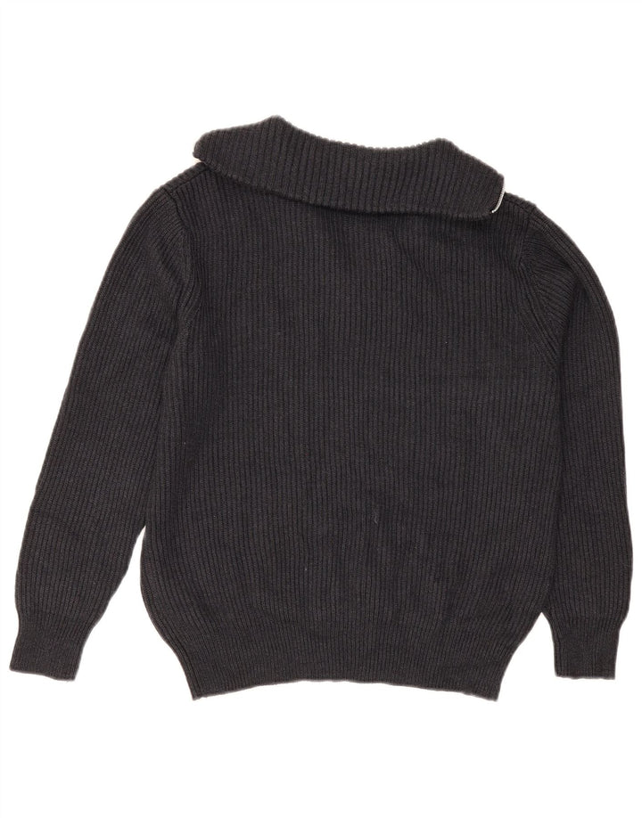 Zara Pull à col zippé pour homme Petit gris Polyester